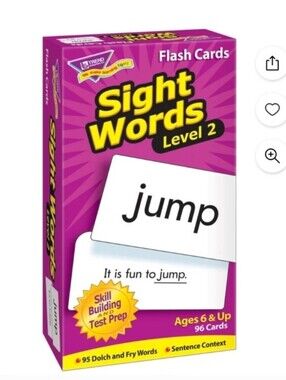 Trend Sight Word Cards
